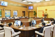 见面会场景。（图片来源：越通社）