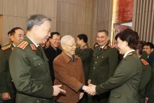 越共中央总书记阮富仲出席2023年中央公安党委会议【组图】