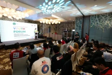 红十字会与红新月会国际联合会亚太地区青年论坛在在河内开幕。（图片来源：越通社）