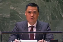 越南常驻联合国代表团团长邓黄江大使。（图片来源：越通社）