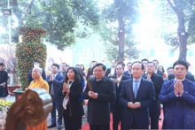进香仪式在河内升龙皇城隆重举行。（图片来源：新河内报）