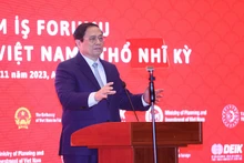 范明正总理发表讲话。（图片来源：VGP）