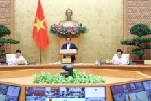 范明正总理主持2023年5月份政府例行会议。（图片来源：VGP）