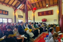 法国竹林禅寺举办佛历2568年佛诞大典。