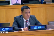越南常驻联合国代表团团长邓黄江。（图片来源：越通社）