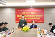 网络安全保障职责交接仪式。
