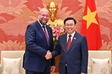 越南国会主席王廷惠会见捷克众议院副议长扬·巴尔托谢克【组图】