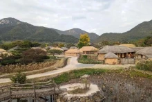 韩国全罗南道的一个村庄。（图片来源：CNA）