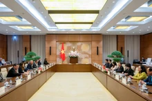 会见场景。（图片来源：人民代表报）