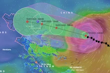 第1号台风主要向西北方向移动。