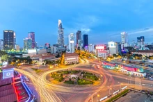胡志明市的一角。