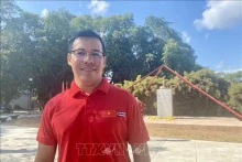 拉丁美洲著名的越南问题研究专家鲁维斯莱·冈萨雷斯·萨斯博士。（图片来源：越通社）