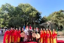 乌克兰敖德萨市“越南角”正式落成。（图片来源：越通社）