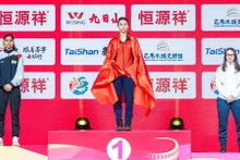 越南北江省运动员阮氏兰夺得金牌。