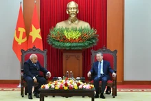 越共中央总书记苏林会见古巴驻越南大使奥兰多。