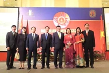 与会代表合影。