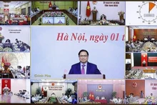 范明正总理主持召开政府总理与全国28个沿海省市打击“非法、不报告、不管制”（IUU）捕鱼会议。