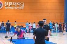 乒乓球是第13次在韩越南大学生运动会上的一个赛项。