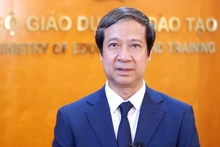 越南教育培训部部长阮金山。