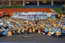 第11届东南亚空手道锦标赛上，越南空手道队夺得冠军。