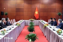 会见场景。（图片来源：越通社）