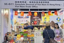 越南展位。