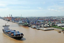 海防市廷武港。（陈海 摄）