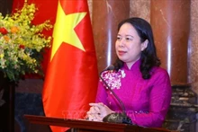 越南国家副主席武氏映春。（图片来源：越通社）
