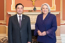 加拿大总督玛丽·西蒙（Mary Simon）会见越南驻加拿大大使范高峰。