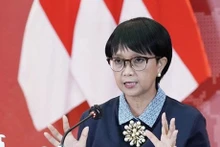 印度尼西亚外交部长蕾特诺·马尔苏迪。