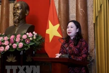 越南国家副主席武氏映春。（图片来源：越通社）