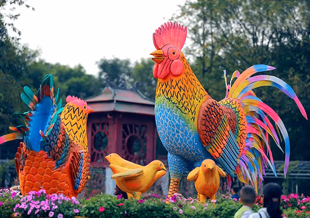 五颜六色的花街在 Ecopark 举行 ảnh 6