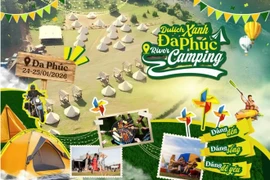 “多福绿色旅游—河畔露营”活动预计将于2026年1月24日至25日举行。（图片来源：baodautu.vn）