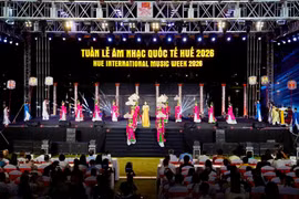 2026年顺化国际音乐周开幕式。（图片来源：baove.congly.vn）