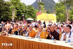 越日佛教文化交流活动在宁平省举行。