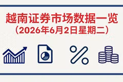 6月2日越南证券市场数据一览 【图表新闻】