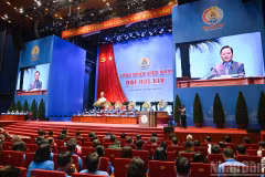 越南工会第十四次全国代表大会隆重开幕。