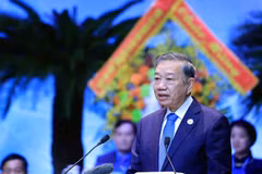 越共中央总书记、国家主席苏林出席大会并发表重要讲话。