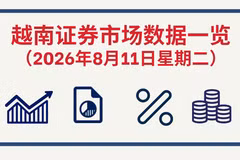 8月11日越南证券市场数据一览 【图表新闻】