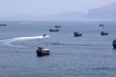 2026年6月20日，霍尔木兹海峡景观。（图片来源：越通社）