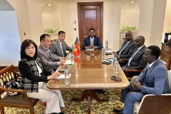 会见全景。（图片来源：越通社）