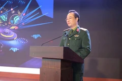 越南人民军广播电视中心主任范文秀少将。（图片来源：越通社）