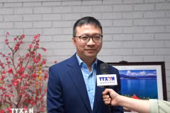 澳大利亚越南企业家协会秘书长、越澳青年企业家俱乐部主席杜嘉胜。（图片来源：越通社）
