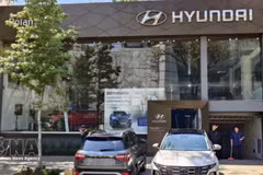 现代汽车经销店。（图片来源：越通社）