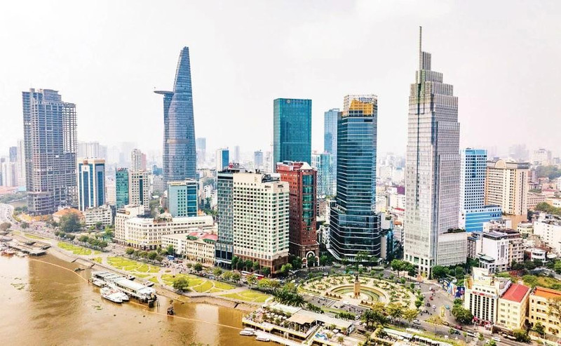 胡志明市一角。