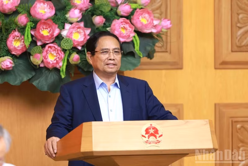 范明正总理发表讲话。（图片来源：越通社）