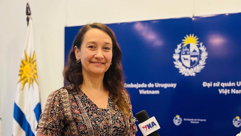 乌拉圭外交部副部长瓦莱里娅·苏卡西。（图片来源：越通社）