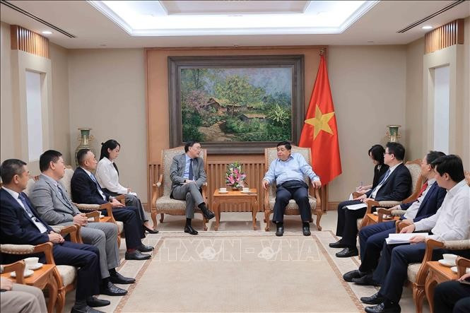 会见场景。（图片来源：越通社）