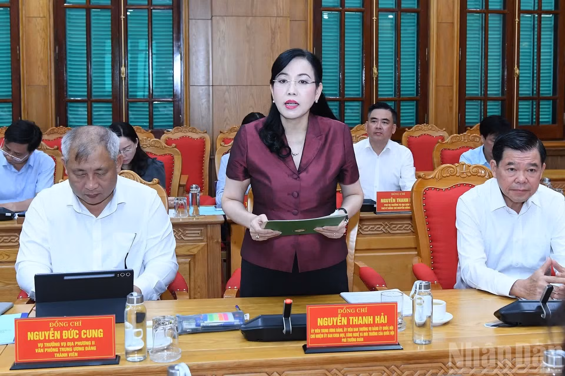 越南国会科技与环境委员会主任、第11号检查监督团副团长阮青海简要汇报了检查结果。