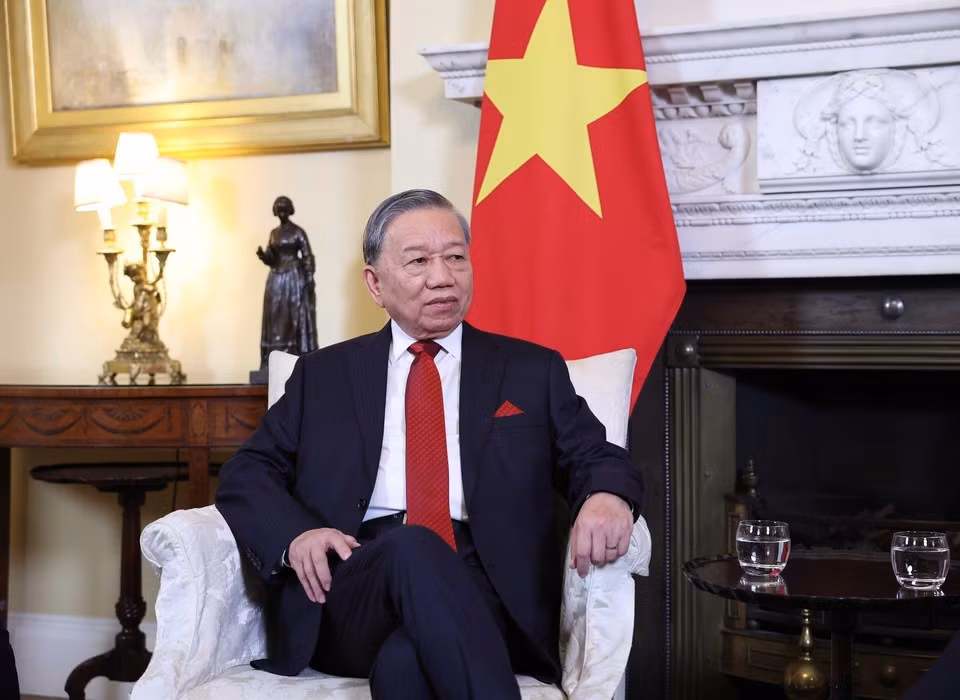 越共中央总书记苏林。